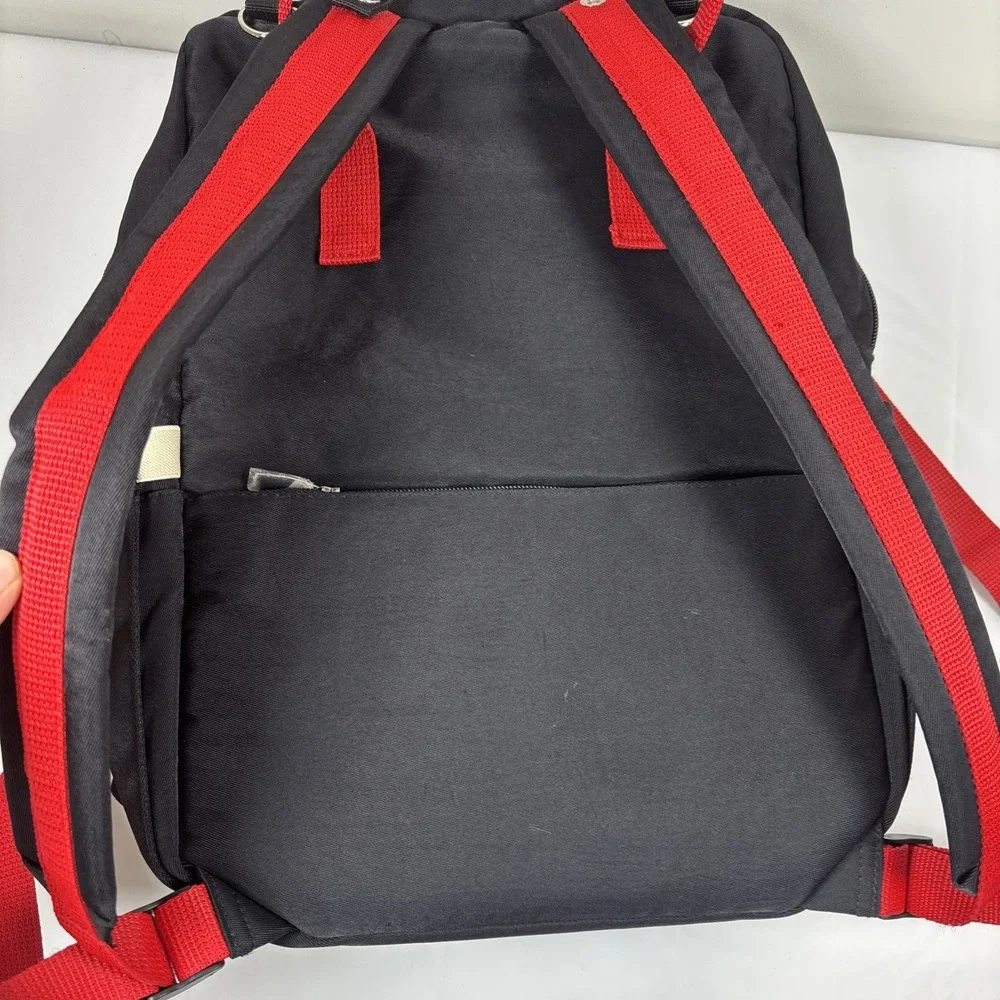 Aardman‎ Hibaby Diaper Lap Top Bag Pockets BackPack Bottle & Wipes Storage Black
